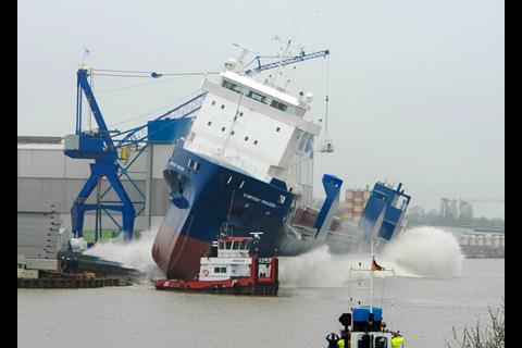 Ferus Smit launches offshore tonnage (Photo Simon Marrink)